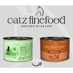 Catz Finefood Classic Wołowina I Kaczka (N.23) Puszka 200G