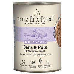 Catz Finefood Ragout In Sauce Gęś I Indyk (N.603) Puszka 380G