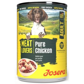Josera Pies Meat Lovers Pure Kurczak Puszka 400G