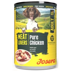 Josera Pies Meat Lovers Pure Kurczak Puszka 400G