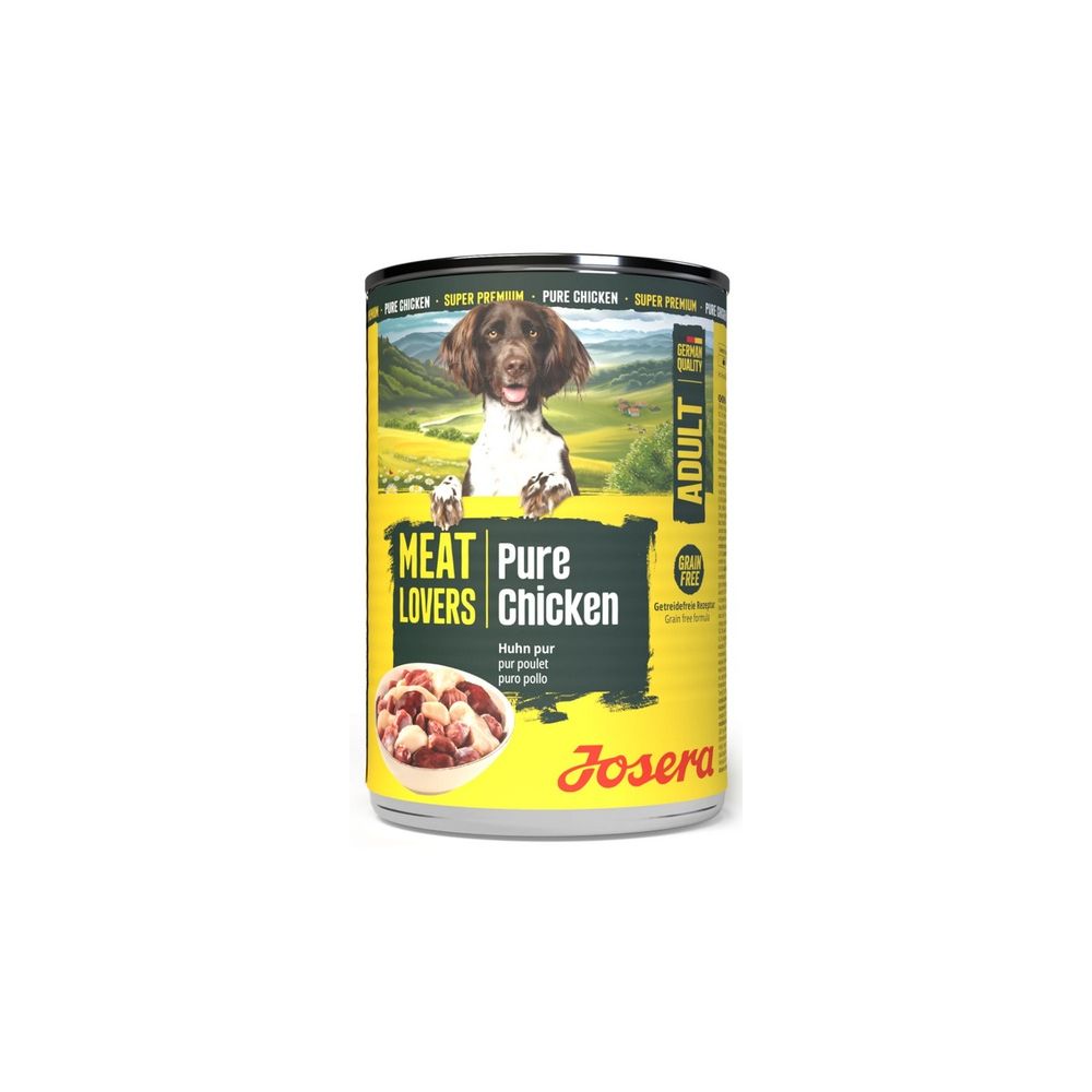 Josera Pies Meat Lovers Pure Kurczak Puszka 400G