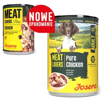 Josera Pies Meat Lovers Pure Kurczak Puszka 400G