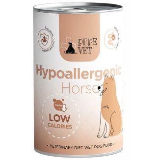 Paka Zwierzaka Pepe Vet Hypoallergenic Horse Puszka 400G