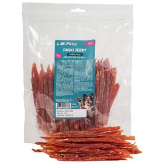 Chrup&Go Przysmak Dla Psa Paski Jerky Z Piersią Kaczki 500G