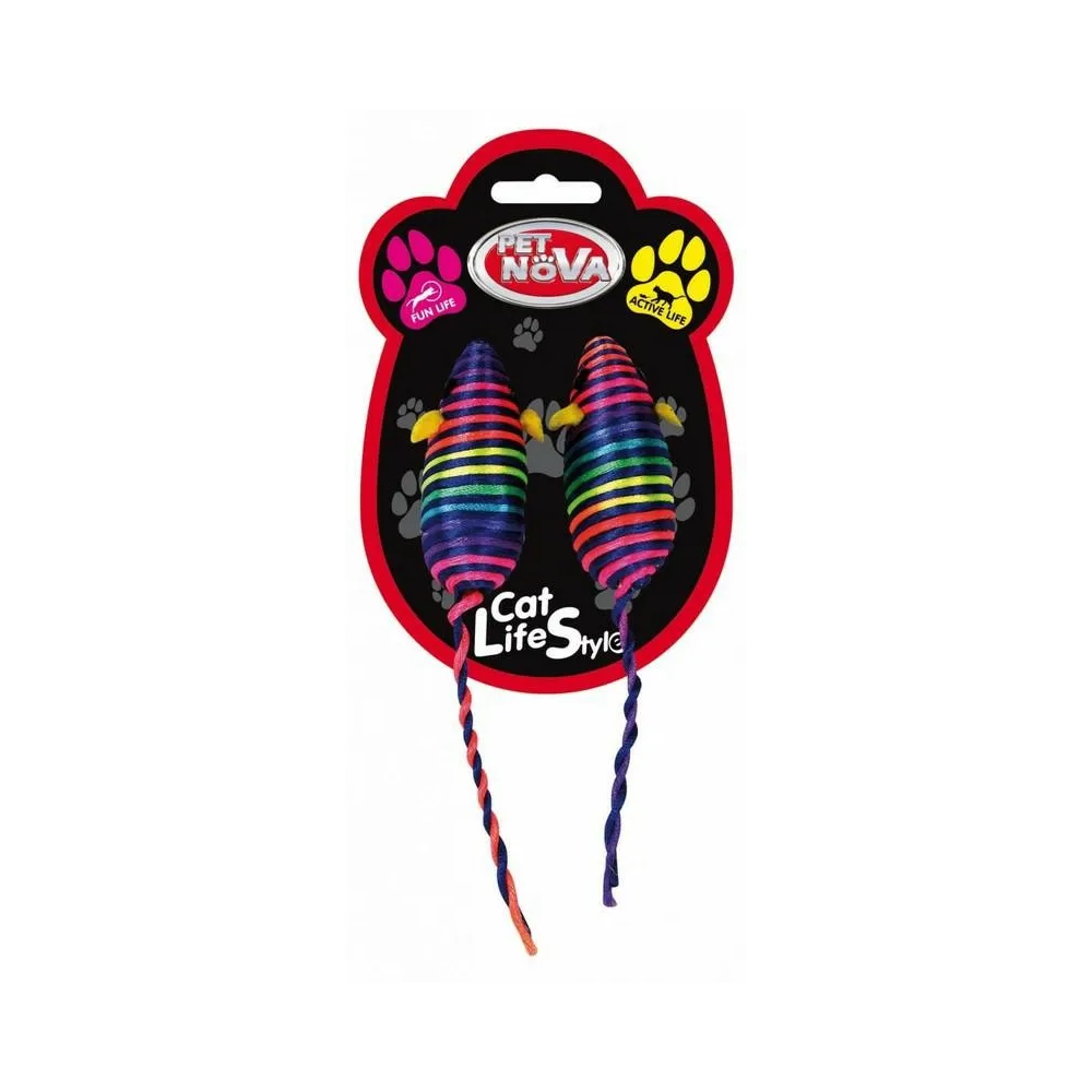 Pet Nova Cat Myszki Kolorowe 2Szt. /12