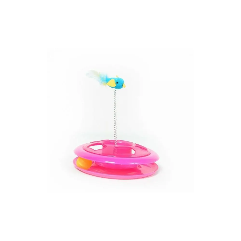 Duvo+ Zabawka Dla Kota "Happy Hoop" Rózowa 26Cm  1717042