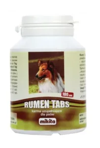 Tabletki dla psa Mikita Rumen Tabs ze żwaczem wspomagające trawienie i hamujące koprofagię - sklep zoologiczny Konikpolny.pl