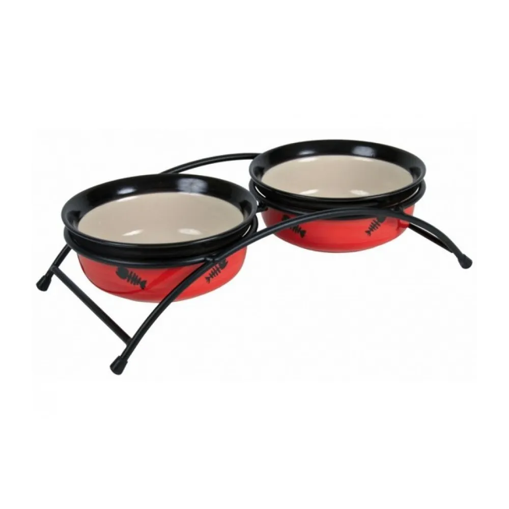 Tx-24790 Miski Ceramiczne Na Stojaku      0,25L Kot 12,5Cm