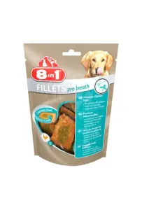 8in1 Fillets Pro Dental z Miętą i Pietruszką – Zdrowy Przysmak dla Psa 80g