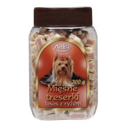 Adbi 300G Mięsne Treserki Łosoś+Ryż  /30