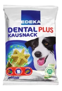 Edeka Dental Plus Kostki Czyszczące dla Psa – Higiena Jamy Ustnej, 7 Sztuk