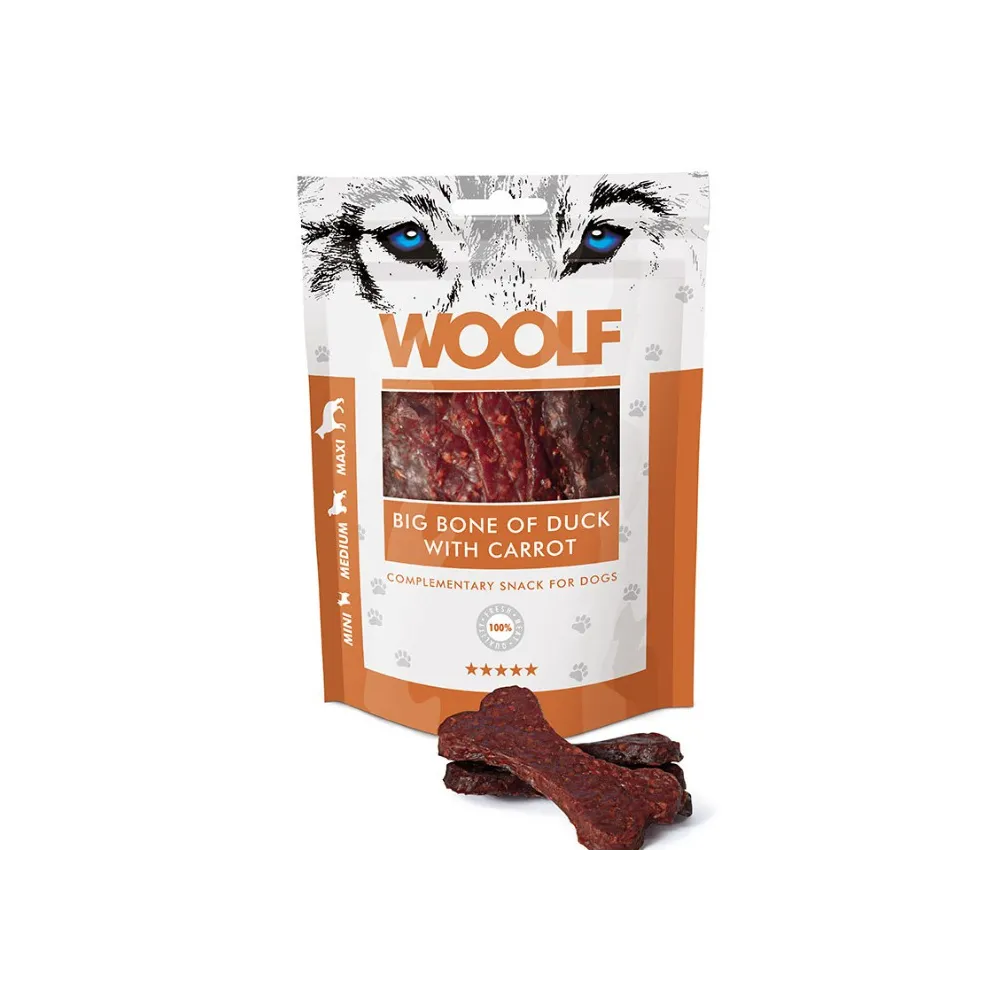 Woolf Przysmak Pies 100G Big Bone Of      Duck With Carrot