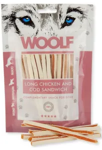 Woolf Przysmak Pies 100G Long Chicken     Cod Sandwich