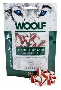 Woolf Przysmak Pies 100G Triangle Of      Lamb And Cod
