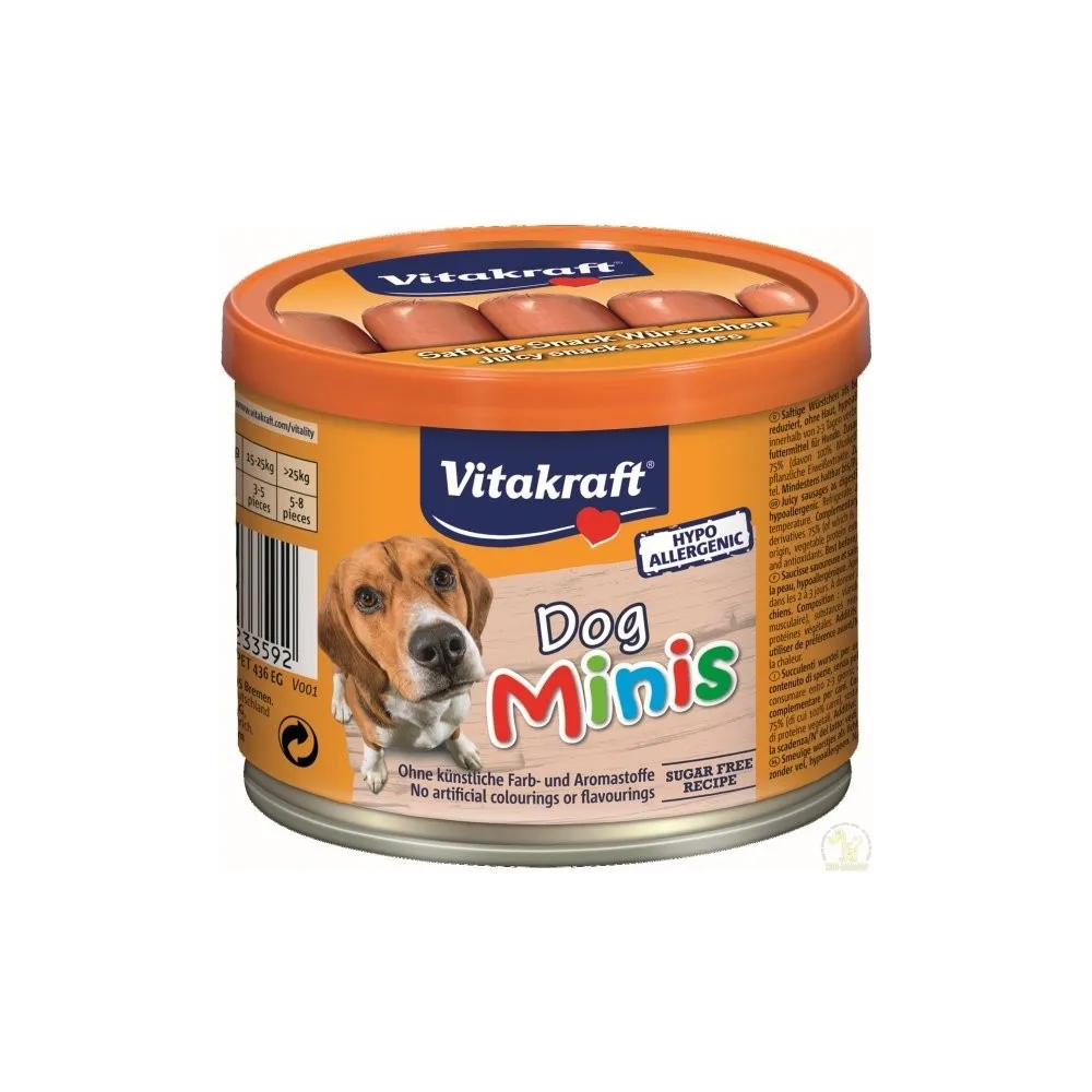 Vitakraft Pies Minis 120G Parówki Mięso Drobiowe I Wieprzowe