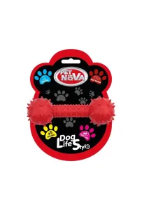 Pet Nova Tpr Dumbbell Pink/Red  12Cm /10