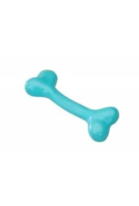 EBI Zabawka Rubber Bone Niebiesko-Miętowa S 14,75cm – Wytrzymała Zabawka dla Psów