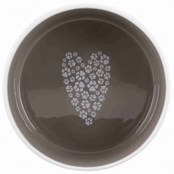 Tx-25053 Miska Ceramiczna Pets Home 0,3L Kremowo-Szara