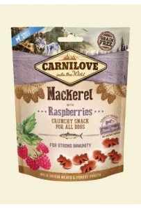 Carnilove Pies Snack Crunch Mackrel &  Raspberries 200G /6