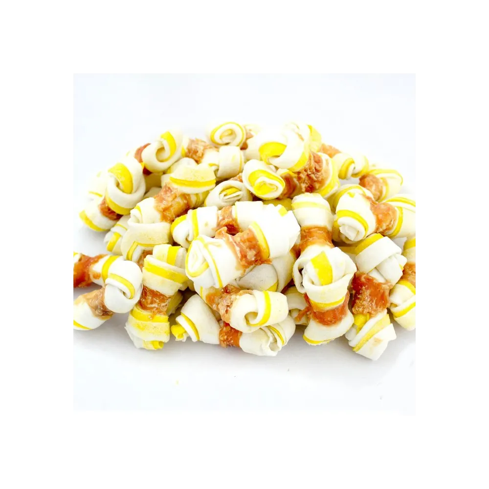 Alda G022 Kość Wołowa Wiązana Z  Kurczakiem Żółta 500G