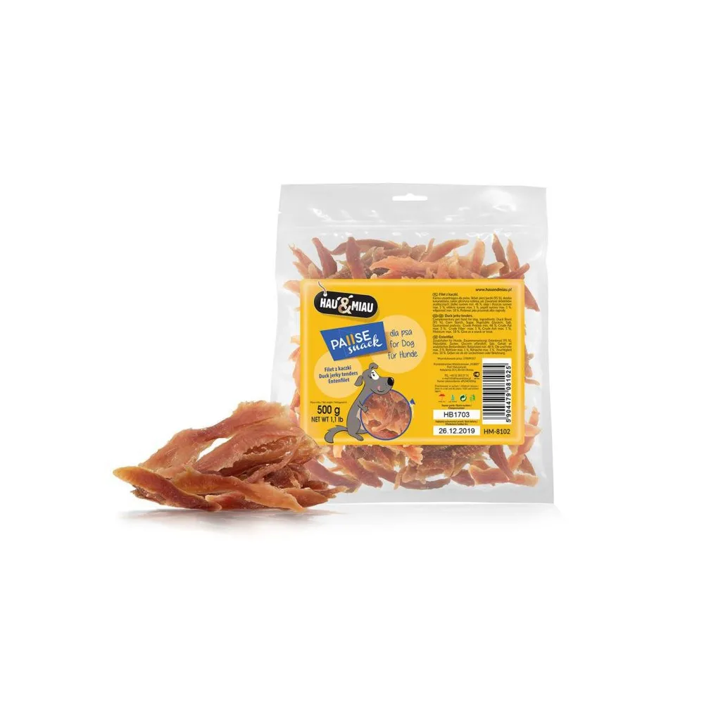 Hau&Miau 8102 Filety Z Kaczki 500G
