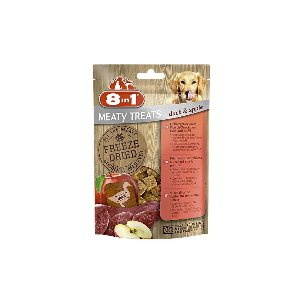 8In1 Przysmak 50G Freeze Dried Duck/Appl