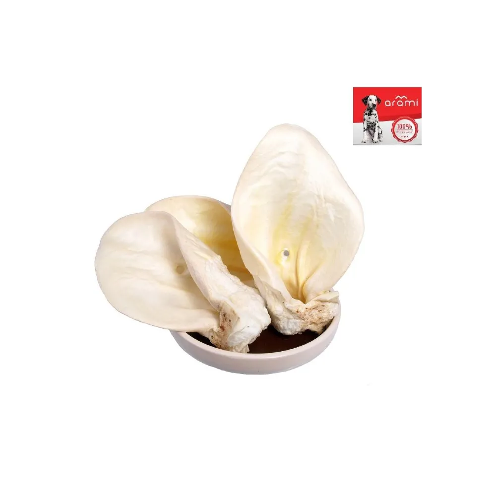 Arami B Uszy Wołowe Białe (Op.25Szt.)
