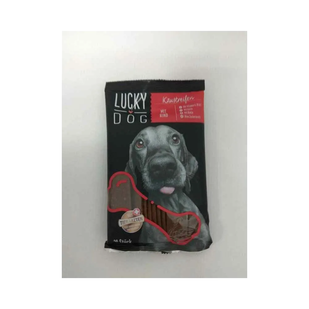 Lucky Dog Paski Wołowina 20Szt.