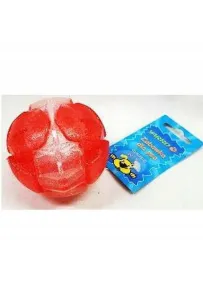 Yarro Zabawka Piłka Tpr Z Diodą Led       6,5Cm Czerw - Biała