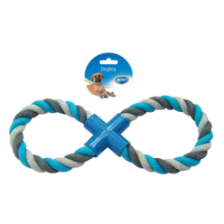 Duvo+ Zabawka Sznur Ósemka                Niebiesko-Szara  33Cm 4705042