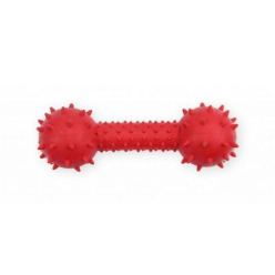 Pet Nova Tpr Dumbbell Red 14Cm Z Dzwonkiem   /10