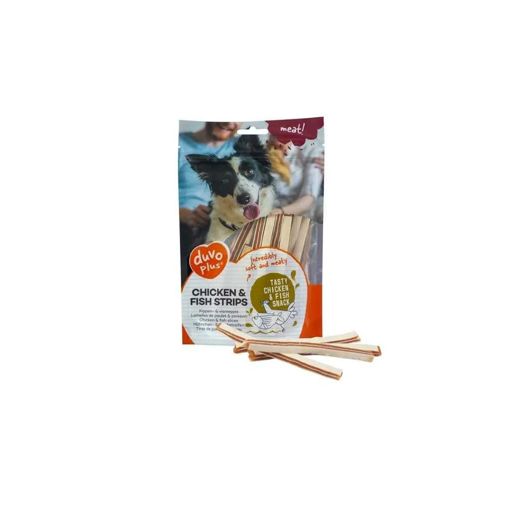 Duvo+ Przysmak Dla Psa 80G Chicken &      Fish Strips   /10