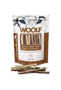 Woolf Przysmak Pies 100G Long Rabbit&Cod  Sandwich