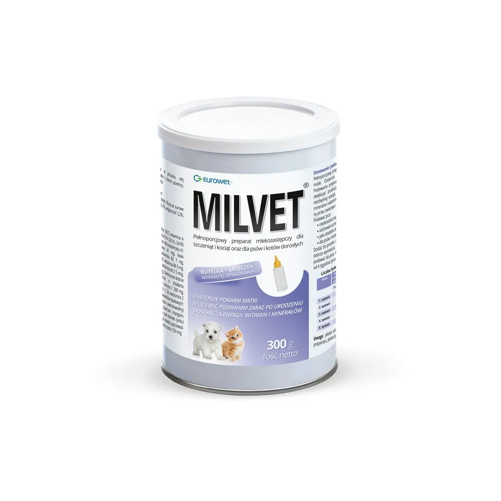 Milvet- Prep. Mlekozastępczy 100G  /10