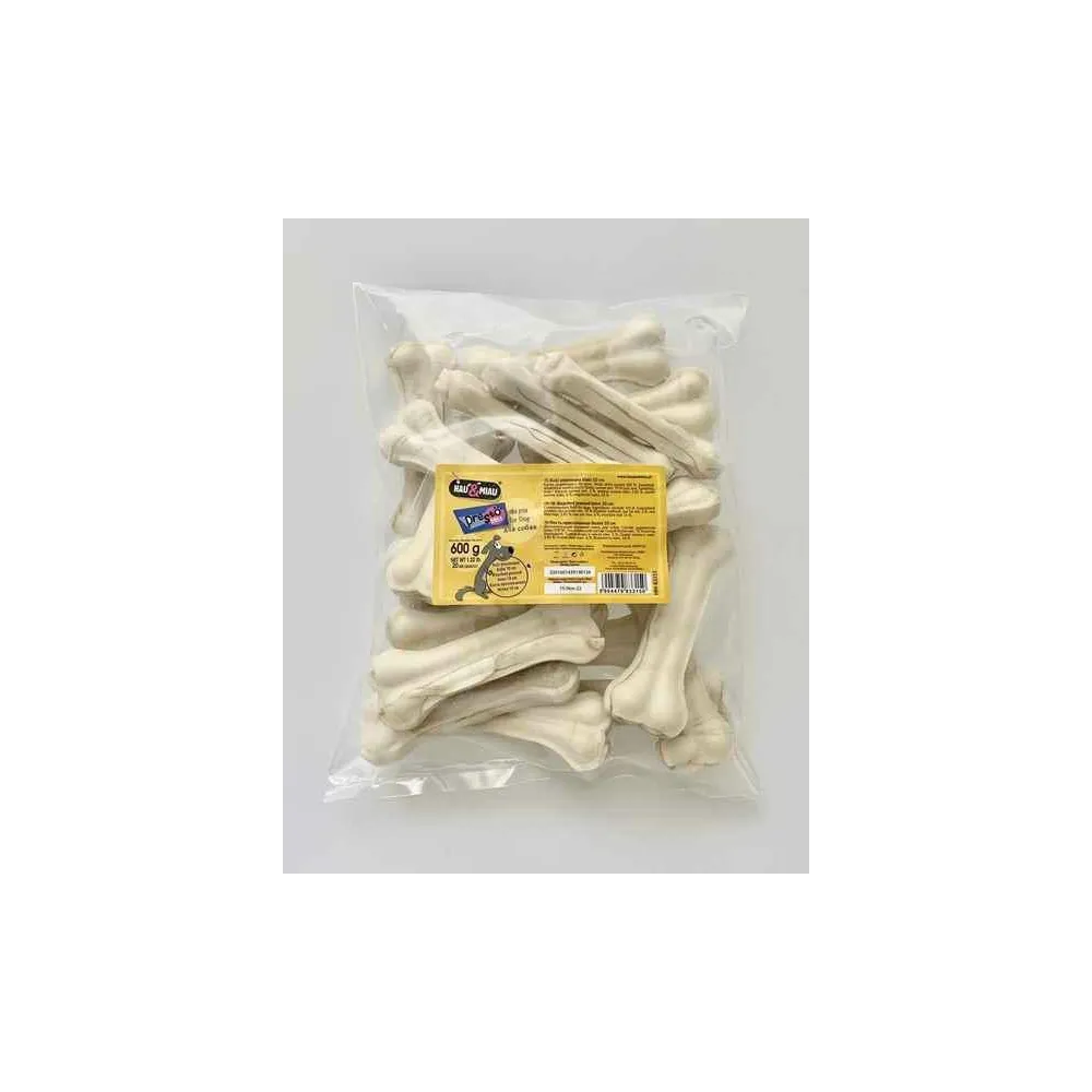 Kość Prasowana Hm Biała 10Cm, 20Szt/Op, 600G/Op, 20Opak/Karton