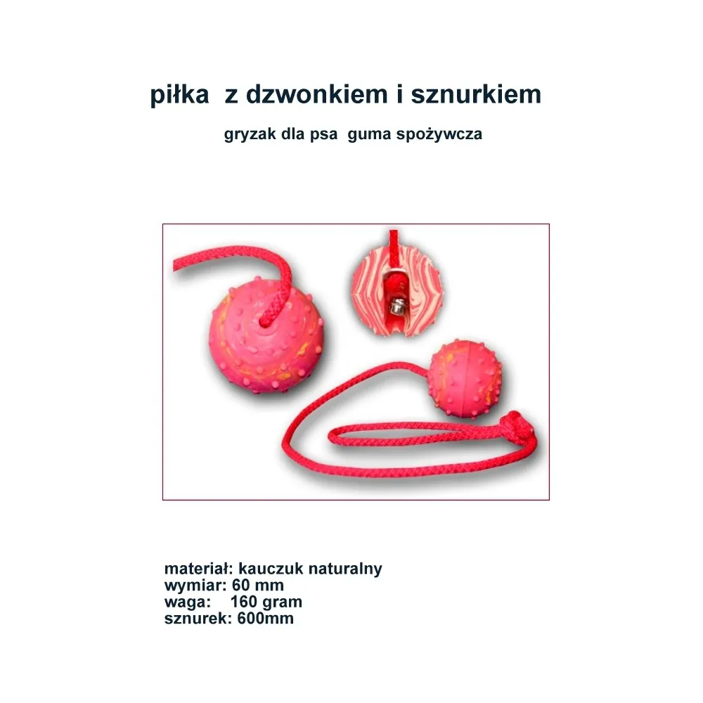 Fixi Piłka Aportowa "2" Dzwonek /40