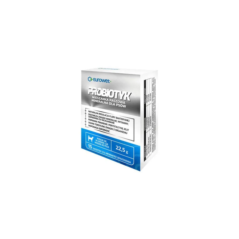Eurowet Probiotyk 15X1,5G Pies