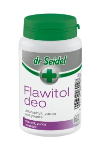 DR SEIDEL Flawitol Deo – Tabletki dla psa i kota regulujące trawienie i zapachy