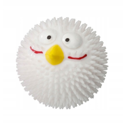 Ebi Zabawka Rubber Bird Biała/Wanilia S 6,30Cm