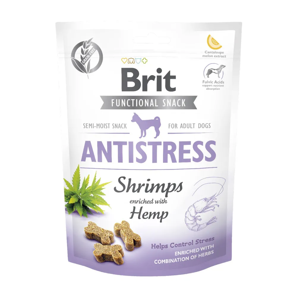 Brit Pies 150G Snack Antistress Shrimps Hemp