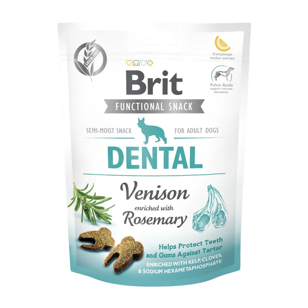 Brit Pies 150G Snack Dental Venison       Rosemary