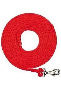 Chaba Smycz Treningowa Linka  8Mm/5M      Czerwona