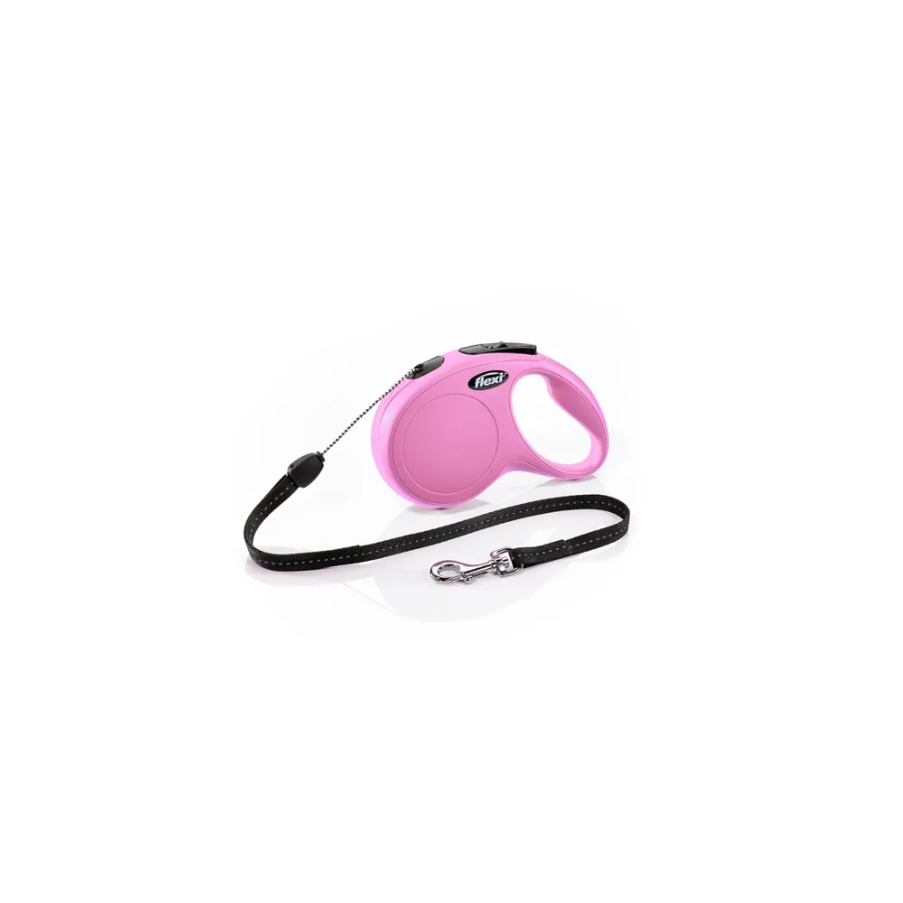 Flexi New Classic Linka S 5M/12Kg Różowa