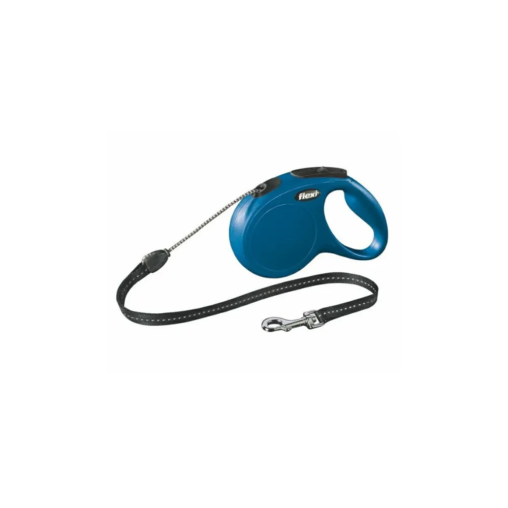 Flexi New Classic Linka M 5M/20Kg         Niebieska