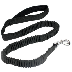 Pet Nova Smycz L-Bungee Black 2,5/120-180Cm