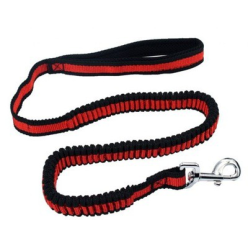 Pet Nova Smycz L-Bungee Red 2,5/120-180Cm