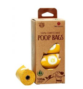 POOP BAGS WORKI NA ODCHODY COMPOSTABLE 8x15szt /24