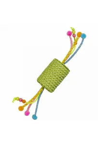 Duvo+ Zab. Kot Rolka Ze Sznurkami Yellow 22X4,5X4,5Cm   12092