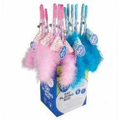 Duvo+ Wędka Dla Kota "Stożek" Z Piórkiem 13X4X3,5Cm   12061   /16/144