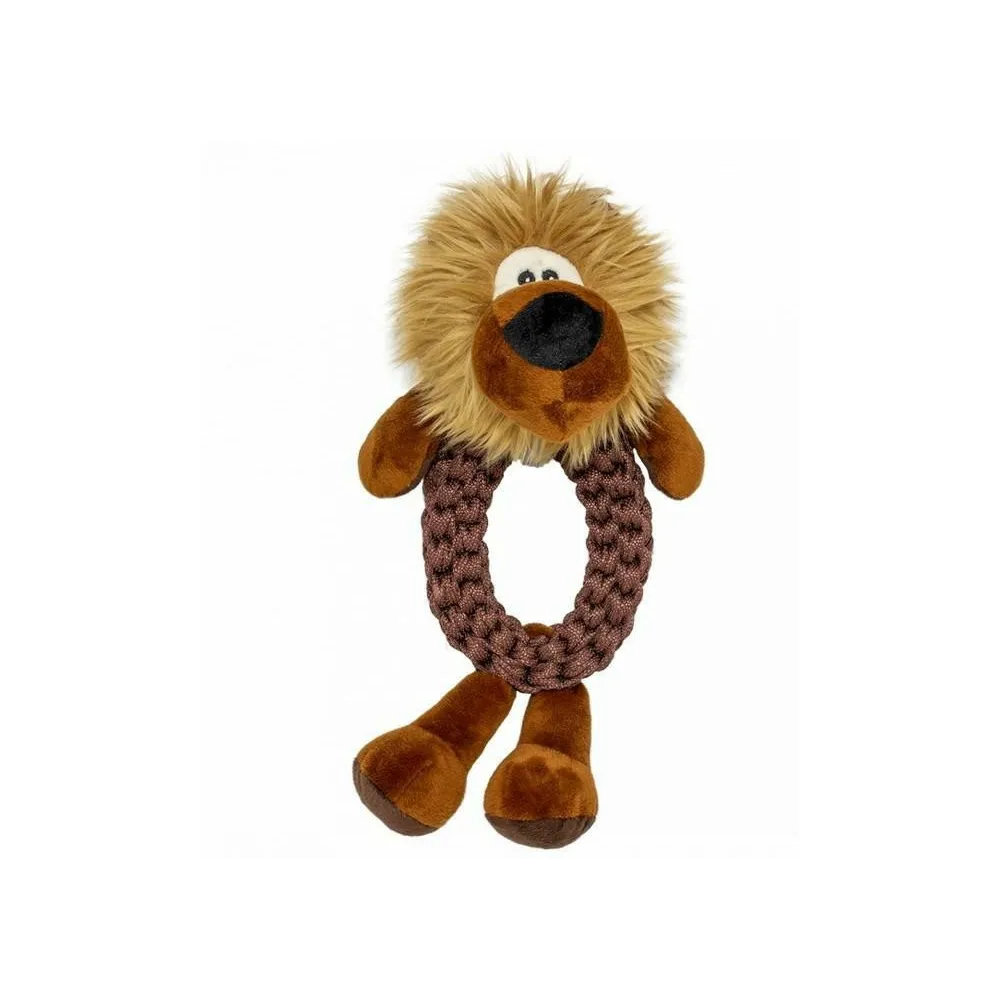 Duvo+ Zabawka Szarpak Ring Lew  34X21X12Cm  12044